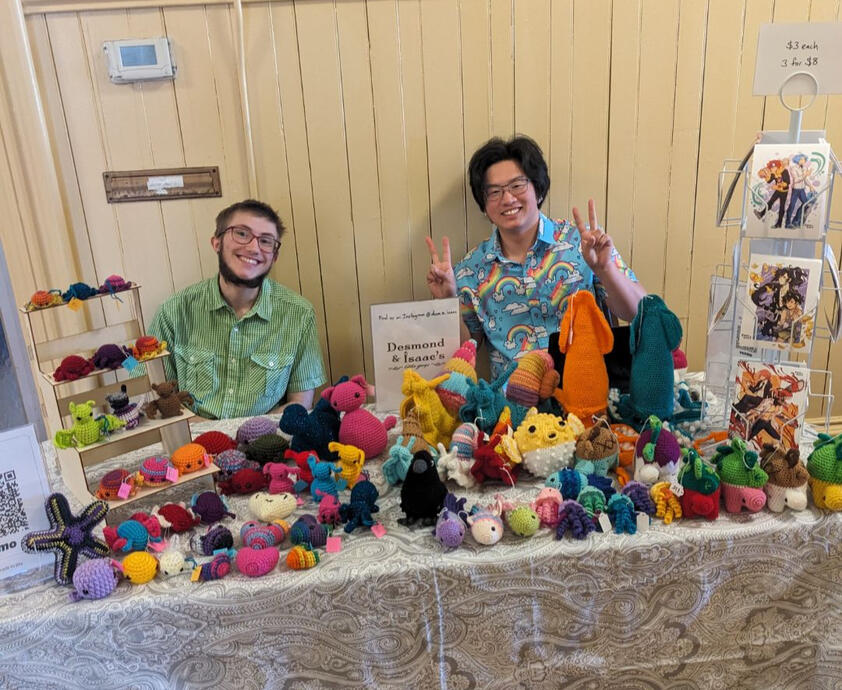 Desmond and Isaac at CitySpace